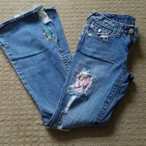True Religion Patchwork Jean's Sz 29